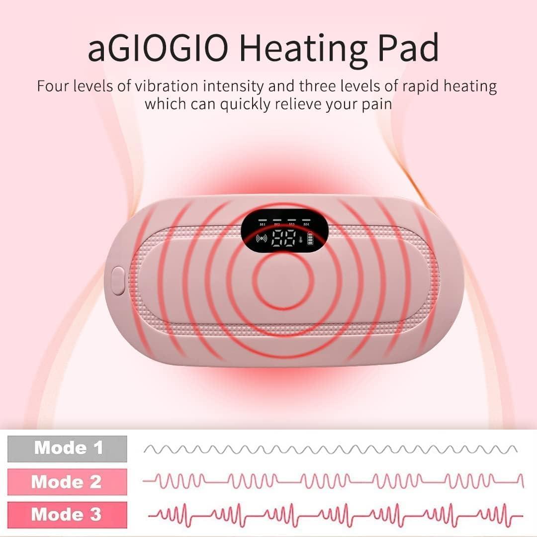 Portable Cordless Heating Pad for Periods Pain - Menstrual Heating Pad