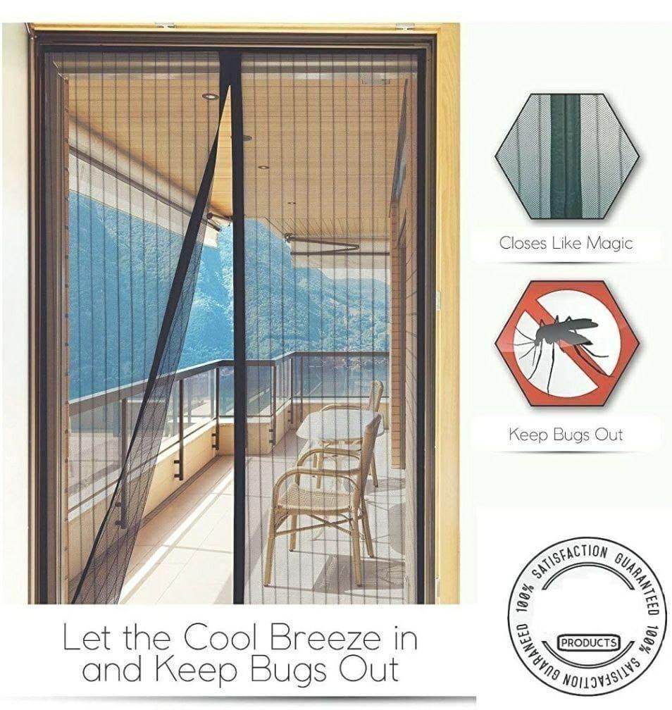 Mesh Screen Net Home Magnetic Foldable Anti Mosquito Door Curtains - Vellora 