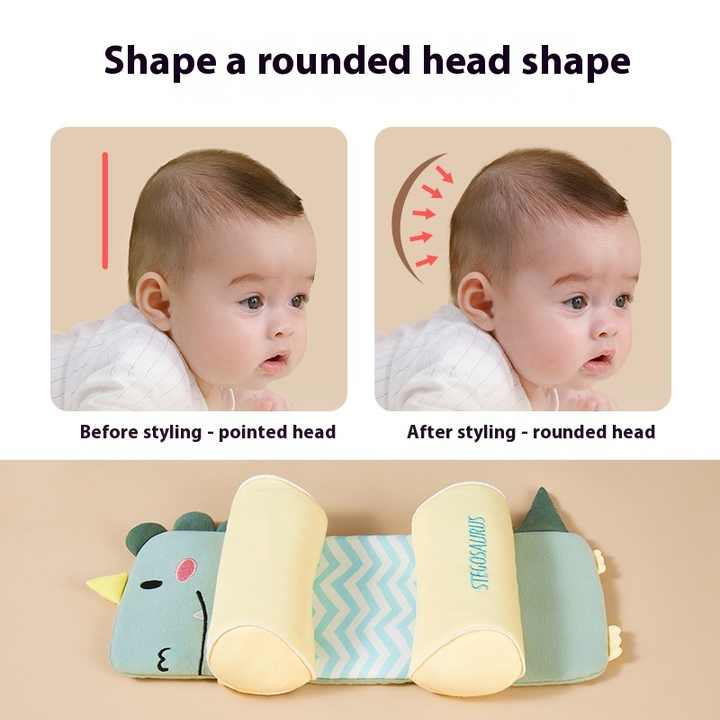 Baby Shaping Head Support Pillow - Assorted Colour